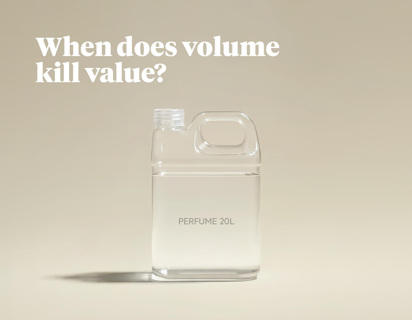 When does volume kill value?